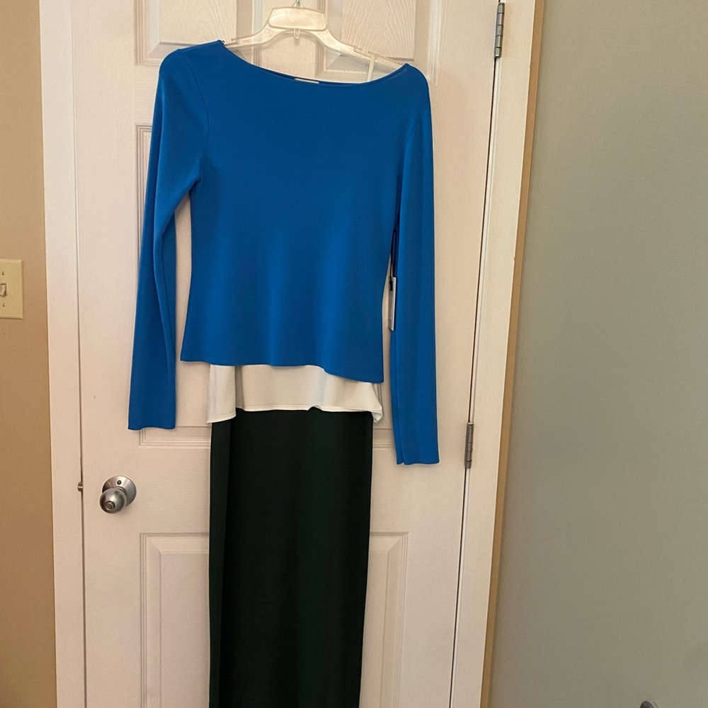 STAUD Blue and Green Maxi Dress - Picture 6 of 6
